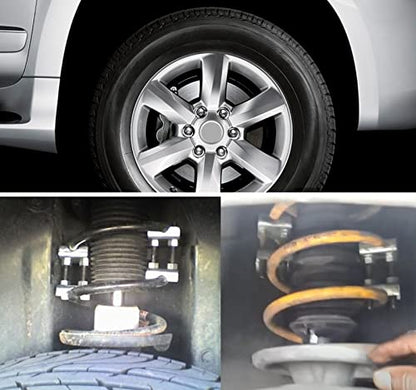 2-Way Adjustable Spring Spacer, Spreads or Compresses Coil Springs, 2 Pack Mini Coil Spring Compressor Strut Shock Absorber for Car Truck - style: 2pcs Adjustable Spring Spacer