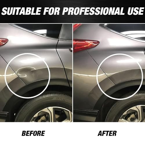 LAUCO Heavy Duty Slide Hammer Dent Puller Set, Auto Body Slide Hammer Metal Dent Removal Kit, 14pc Car Dent Remover Tools for Cars, Trucks & More - style: 14pcs Car Dent Remover