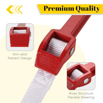 12 Inch Strap Wrench | Heavy Duty Nylon Pipe Adjustable Wrench for Plumbing and Oil Filter Removal