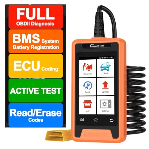 Launch Diagnostic Scanner Tool for BMW, 2024 Enhanced Multi-System OBD2 Scanner, Auto Fault Code Reader with Bi-Directional Control & Battery Registration for BMW After 1996