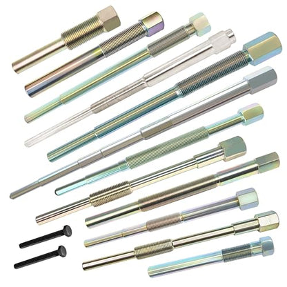 Hardened Primary & Secondary Clutch Puller Tool Kit, 13 Models | And Sizes of Clutch Puller Tools. Suitable for,Golf Carts,Arctic Cat， Kawasaki, Polaris Motorcycle