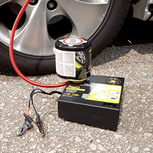 AIRMAN Flat Tire Repair Kit - ResQ Max Tire Mobility Kit Inflator 2.0 with Valve Through Sealant - Great for SUV, Pick-Up Mini Van Crossover Vehicles and More - size: Standard