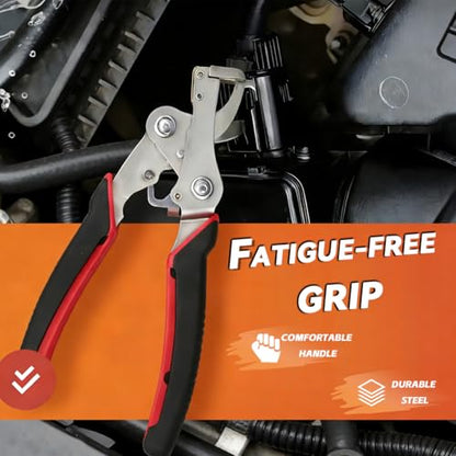 Car Clip Pliers Fastener Removal Tool Alloy Steel Disassembly | Removes push clips, rivets & buckles without scratching. Alloy steel vs cheap plastic. Ergonomic grip reduces fatigue.1 pcs