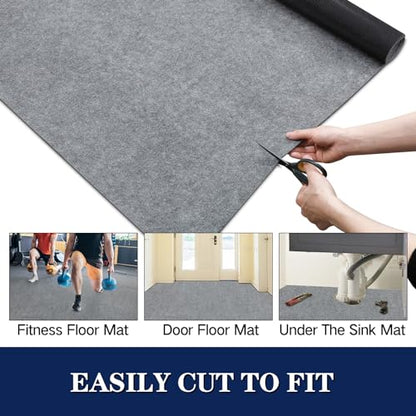 Garage Floor Parking Mat 36 x 60 Inches Under Car Motorcycle Mat, Oil Absorbent Pad Waterproof Driveway Mats, Protects Floor from Spills, Drips, Splashes and Stains, Washable, Reusable