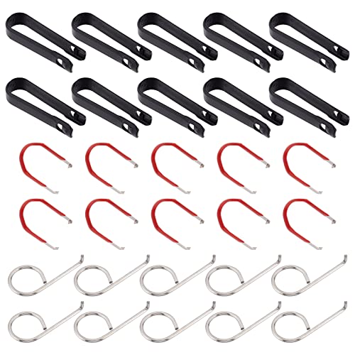 SUPERFINDINGS 30PCS 3 Styles Wheel Lug Cap Cover Removal Tool Set Car Wheel Hub Bolt Nut Cover Removal Tool Nut Caps Lug Puller Bolt Cap Removal Tool Hook Replacement for BMW Mercedes Mini Tesla VW