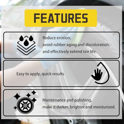 Car Wheel and Tire Cleaner Spray, Brake Dust Remover, 3.38 Fl Oz | For trucks, SUVs and motorcycles; helps loosen road grime around rims and lugs for routine washes