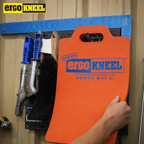 High Visibility Foam Kneeling Pad, 14" x 21", Extra Thick | Heavy-duty anti-fatigue foam, High-visibility orange, Safety, Aircraft maintenance, Construction, Garden use