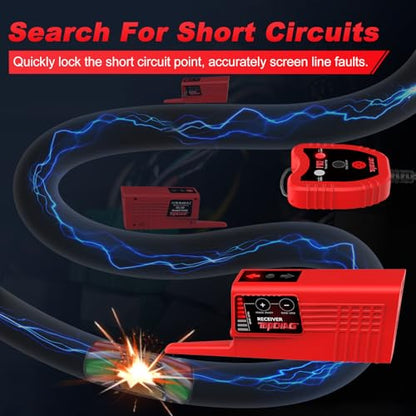 Wire Tracer Electrical Automotive Short Circuit Finder, Short Open Circuit Finder, Circuit Tracer for Shorts and Opens, Circuit Breaker Finder Tool, P182