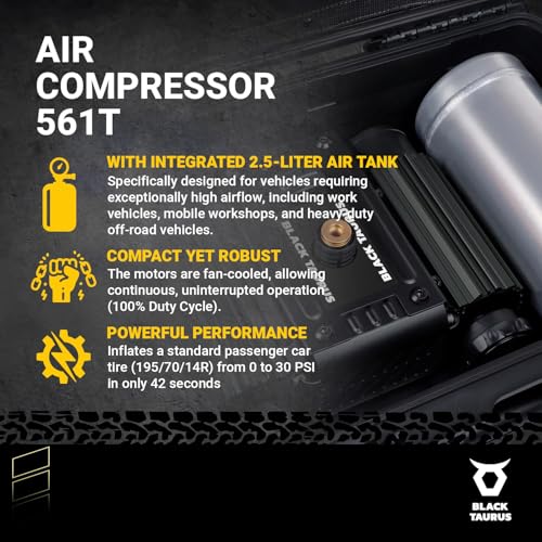 Portable Air Compressor – On‑Board & Offroad Tire Inflator for Cars, Trucks & 4×4 Vehicles – Automatic Pressure Control, High PSI & Dual‑Motor Options (Twin Air Compressor 561T) - style: Twin Air Compressor 561T