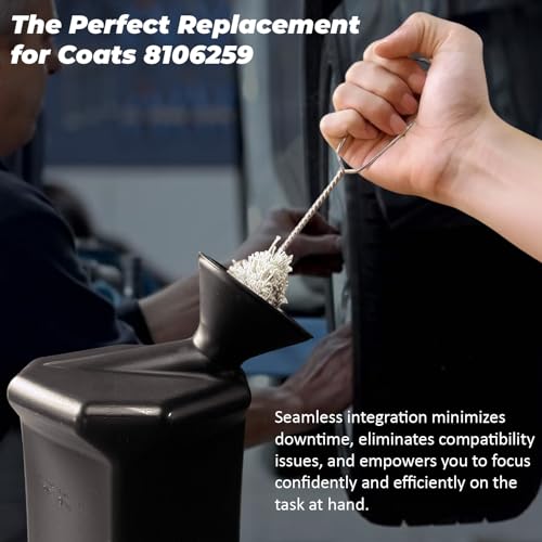 Angled Tire Lube Bucket Kit,for Coats Center Post Changers, 12.6" Length,1.25 Quart Capacity,with 4 Lube Swabs,Durable & Efficient Tire Mounting Lubricant Container for Professional Use-Black - size: Angled Tire Lube Bucket Kit-Black