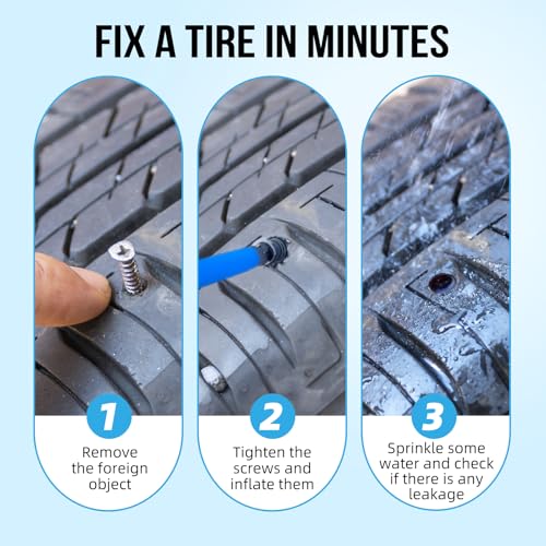 Tire Repair Rubber Nails Kit New Vacuum Tire Repair Rubber Nail, Tire Rubber Nails Tool, Fast Self-Service Tire Repair Tools for Car, Motorcycle, Bike, Truck (40 Pcs) - size: 40 Pcs
