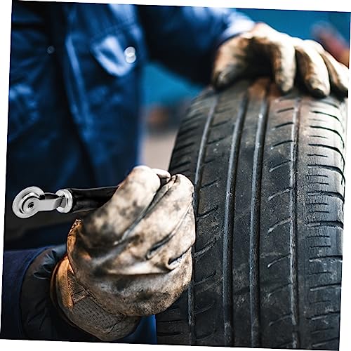 Tire Patch Roller Tool Car Tire Compaction Roller Auto Tire Repair Kit High Wear Resistance Black Handle - color: As Shown