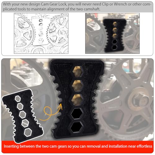 Engine Cam Gear Lock Timing Belt Installation Tool for Mazda X-5 1990-2005, Engine Camshaft Locking Tool Tensioning Alignment Timing Belt Tool Kit Compatible for Miata X-5