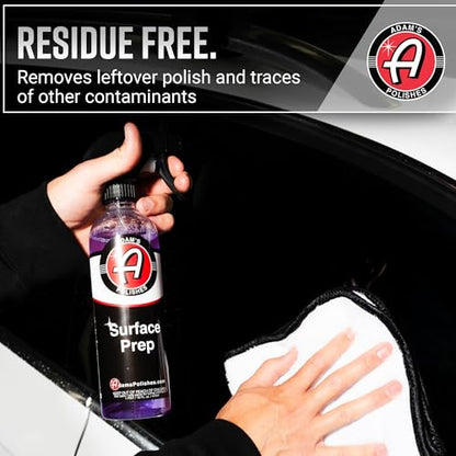 Adam's Polishes Surface Prep (16oz) - A Surface Cleanser Spray for Auto Paint Prep to Apply Any Ceramic Coating, Car Wax, or Spray Sealant | Use After Clay Bar, Car Wash & Orbital Polisher Treatment - size: 16 fl. oz