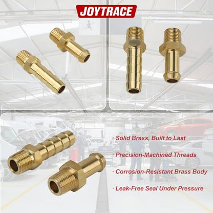 Diesel Fuel System Test Fitting Adapter Kit Compatible with 5.9L Cummins Diesel 9011 9012 9013 9014 – High-Pressure Fuel Pressure Test Adapter Set, Durable Brass Construction