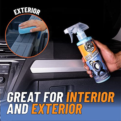 Chemical Guys, Tire Kicker Extra Glossy Tire Shine for Rubber, 1 Gallon | Sprayable dressing revives a deep wet look on tires, trim and bumpers, dries to the touch with no greasy sling - size: 128 fl Oz, style: Only