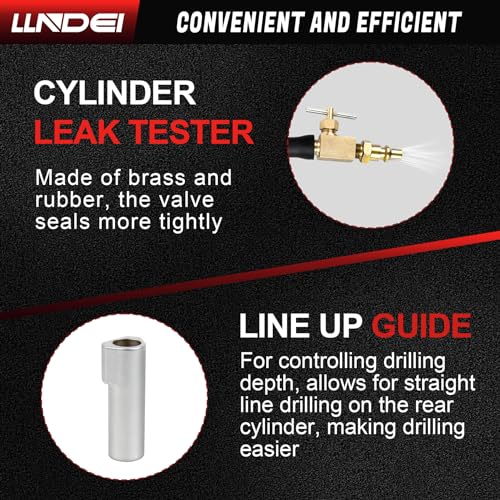 LLNDEI Spark Plug Thread Repair Kit, 38900 Two Valve Ford Triton Tool