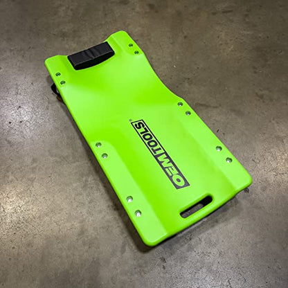 OEMTOOLS 24977 36” Mechanic’s Creeper with Headrest, Low Profile Creeper, Automotive Creeper, 350 Pound Weight Capacity, Green
