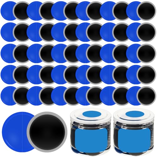 Tallew 300 Pcs Heavy Duty Tire Patches Radial Patch Round Fast Repair Cold Tyre Puncture Repair Kit for Car Truck Motorcycle Automobile Bike Inner Tire (42 mm) - size: 42 mm