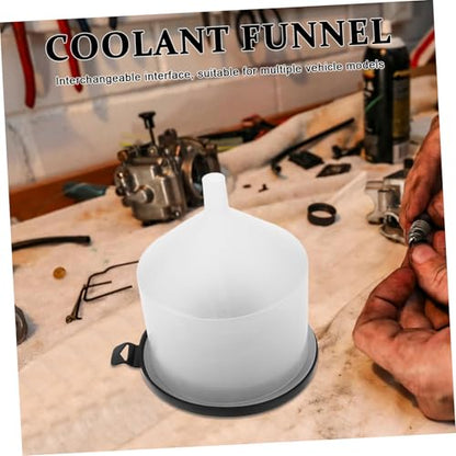1Set Spill Coolant Filling Kit for Efficient Auto Coolant Flush and Radiator Filling Durable Leak Prevention Funnel