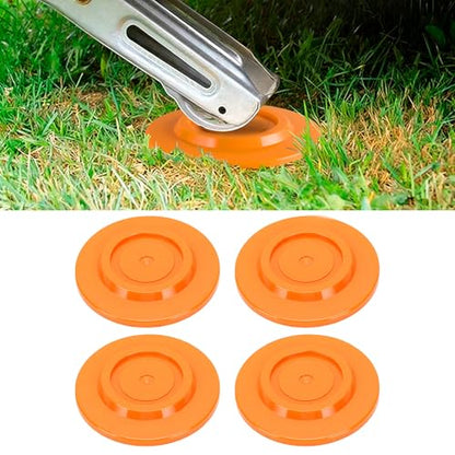 Diydeg RV Leveling Block, 4Pcs Red Round Jack Feet 20cm Heavy Duty Car Leveling Pad Set Car Jack Feet Kit for Travel Trailer