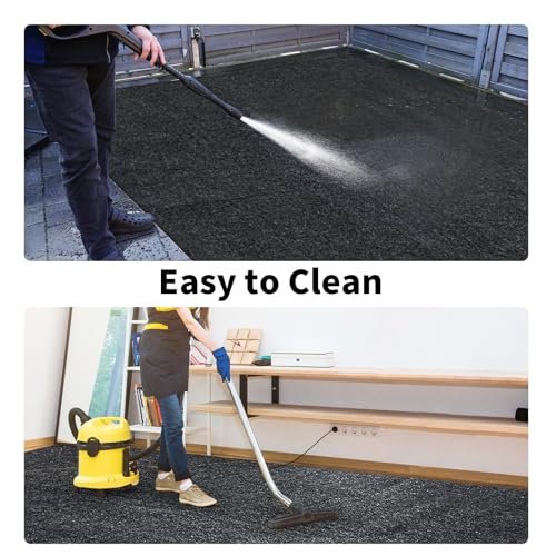 MABOZOO Garage Floor Mat 18x7.7 Ft, Extra Large Garage Carpet Rug, Reusable Absorbent Oil Spill Mat, Washable Parking Flooring Rug for Under Car, Protects from Spills, Drips and Stains - size: 7'9''x18'