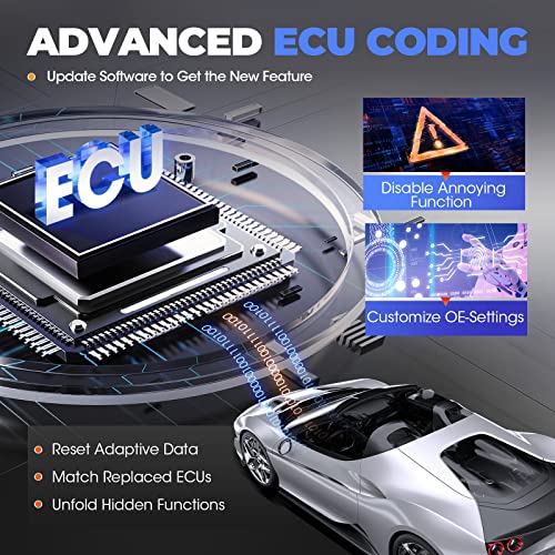 LAUNCH X431 CRP919X Car Scanner, ECU Coding OBD2 Scanner Diagnostic Tool, 2026 Bi-Directional Scan Tool, CANFD/DoIP/FCA SGW, 35+ Reset,Active Test,All-in-One Full System Diagnostic Scanner,2Yrs Update