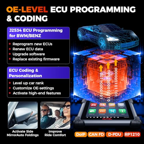 Autel MaxiSys Elite II PRO w/MV108S Scanner, 2-Year Free Update ($2590) | 2026 Elite 2 Pro w/ J2534 Programming & Coding as Ultra MS909 Up of MS908S PRO II MK908P, Motor TruSpeed, 3K+ Test, 45+ Reset