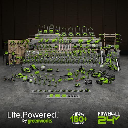 Greenworks 24V Cordless Car Jack Kit, 3 Ton Max Loading For Vehicle Weigh Hydraulic Jack with 2Ah Battery and Charger