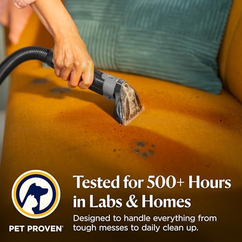 BISSELL Little Green Pet Pro Portable Carpet and Upholstery Deep Cleaner, Car/Auto Detailer with Self-Cleaning Tough Stain, Pet Hair Removal, Crevice Tool (3909) - style: Little Green Pro