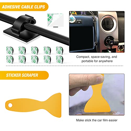 GOOACC 88Pcs Trim Removal Tool, Auto Push Pin Bumper Retainer Clip Set Fastener Terminal Remover Tool Adhesive Cable Clips Pry Kit Car Panel Radio Removal Auto Clip Pliers - color: 88Pcs Clips Removal Kit Blue