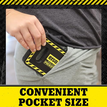 Pocket Kneeling Mat, 4" x 6" x 1", Heavy-Duty Foam | Single pack, Portable knee mat, Anti-fatigue foam, Industrial protection, Knees & back support