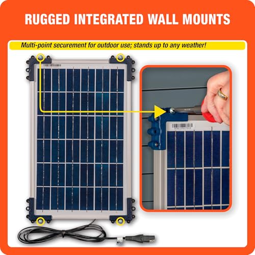 Optimate Solar Duo 40W, TM522-D4, 6-Step 12V / 12.8V 3.3A Weatherproof Solar Battery Saving Charger & maintainer - style: OptiMATE Solar DUO 12V / 12.8V charge controller with 40W Solar Panel