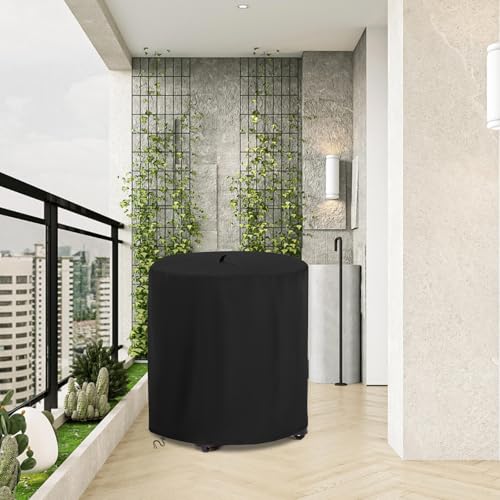 Shop Vacuum Cover Wet and Dry Shop Vacuum Cleaners Dust Cover for 12-16 Gallon Vac 24"D x 26.5"H Black