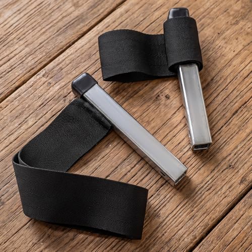 Lothee 2 Pack Oil Filter Strap Wrench Adjustable 1/2" Drive Strap Wrench with Anti-slip Nylon Belt Universal Oil Filter Removal Tool for Car Motorcycle Semi Truck Small Engine
