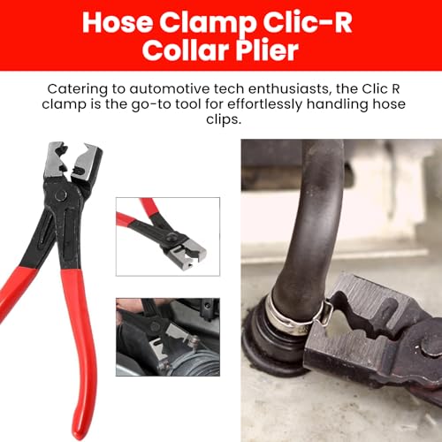 Sakerplus Professional Hose Clamp Kit, Pliers Set - Complete Fuel Line Tool Kit with Hose Removal Pliers & Clip Tools for Automotive Maintenance (4 in 1 Set) - style: 4 in 1 Set