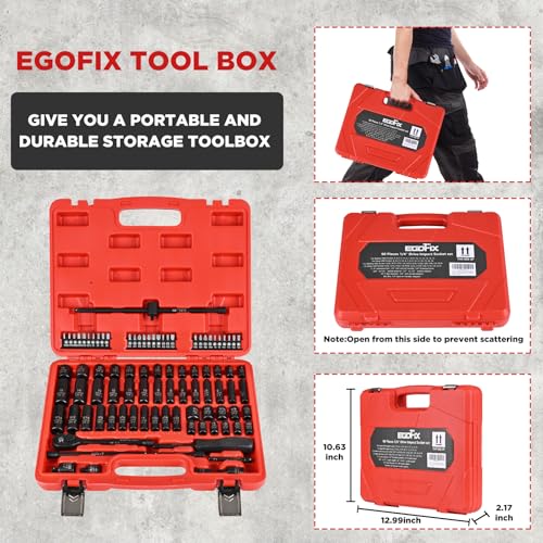 90PCS 1/4" Drive Impact Socket Set Metric 4-15mm and Standard SAE Size (5/32"-9/16"), with 72-Teeth Ratchet, Screwdriver Bit Set, Mechanics Tool Kit for Home Use and Automotive Repair - style: 1/4-90PCS
