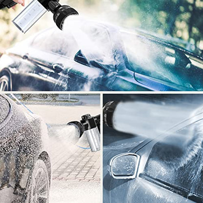 LIANXIN Car Wash Kit -Car Cleaning Kit Cars Washs Foam Gun Microfiber Sponge Cars Washing Kits Tire BrushTowels Complete Large Washs Mitt - size: XXL-21
