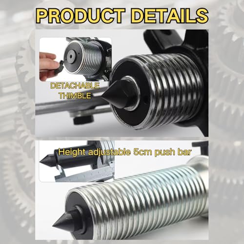 20T Hydraulic Gear Puller Set Wheel Bearing Puller Kit Pulling Separator for Wheel Hubs Rotors Car Axles Pulleys Brake Heavy Duty Mechanical Repair