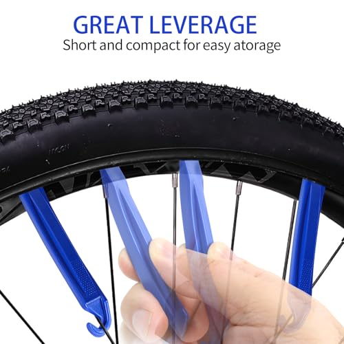 Tire Lever Bicycle Repair Tools Tyre Lever Tire Removal Tool for Tire Removal and Installation, Fits Most Bicycle Tires - color: 3 Pack Blue