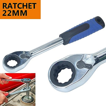 18PCS Steering Hub Suspension Shock Absorber Strut Nut Removal Tool Socket Set - size: 18pcs