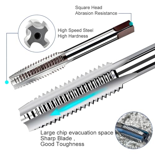30PCS M6 x 1.0mm Car Thread Repair Insert Kit, Stainless Steel Vehicle Metric Helicoil Inserts Set with Hand Tool, Automotive Thread Repairing Tool, Universal for Most Vehicles