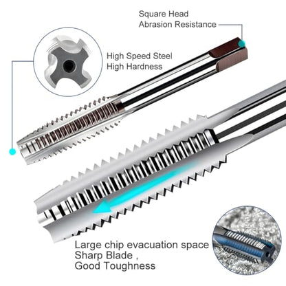 30PCS M6 x 1.0mm Car Thread Repair Insert Kit, Stainless Steel Vehicle Metric Helicoil Inserts Set with Hand Tool, Automotive Thread Repairing Tool, Universal for Most Vehicles