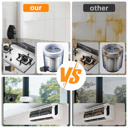 Steam Cleaner, 6-Level Adjustable Portable Steamer Handheld, Fast Heat-Up, 1.2LTank, Steamer Cleaning with 8 pcs Accessories for Home Dirt, Grease, Grout, Tile,Floor, Car, Carpet