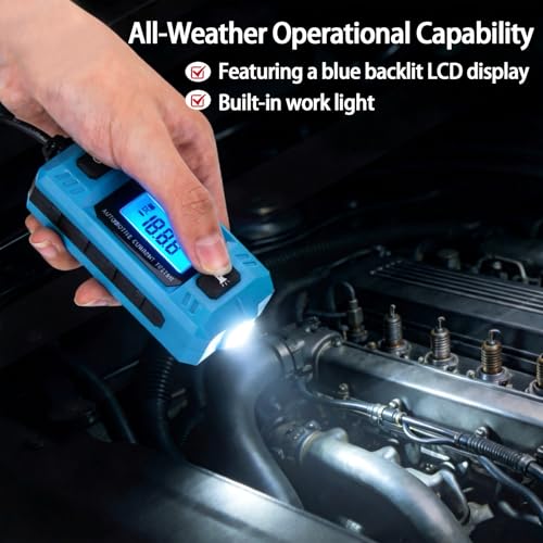 Automotive Parasitic Draw Tester, 20A 48V Car Circuit Fault Probe Tester, Led Display Circuit Probe Test, Front Lighting Car Relay Fuse Blade Check, Circuit Tester Fuse Test for Vehicles