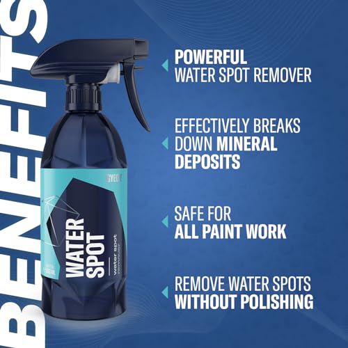 Gyeon Water Spot Remover for Ceramic Coated Cars Removes Mineral Deposits | Dissolves hard water mineral deposits from paint and glass while preserving ceramic coating performance. 500ml