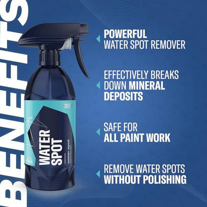 Gyeon Water Spot Remover for Ceramic Coated Cars Removes Mineral Deposits | Dissolves hard water mineral deposits from paint and glass while preserving ceramic coating performance. 500ml