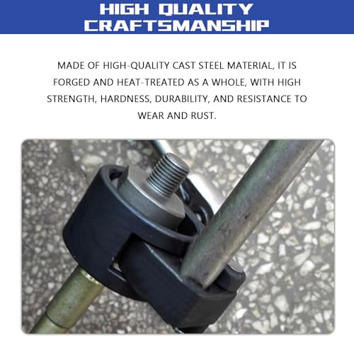 Inner Tie Rod Tool Removal Kit, 27-42mm Tie Rod Puller Multifunctional Ball Joint & Tie Rod End Removal Tools for 1/2" Square Drive, Inner Tie Rod Hex Wrench Tool for Most Cars Trucks SUVs