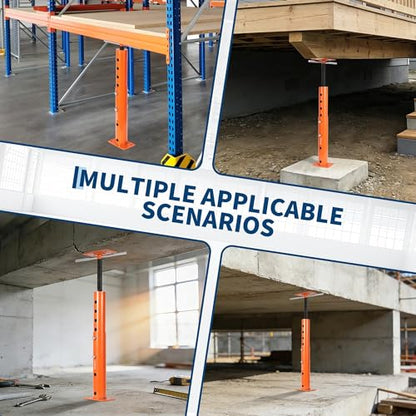 2 Pack Jack Post, House Floor Jack with 19"-36" Height Range, 18000 LBS Lifting Joist Beam Basement Jacks for Leveling, Lifting - size: 19 - 36 in