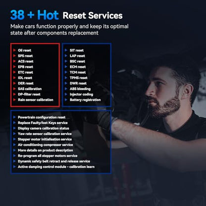iCarsoft LR V3.0 2026 Version Bidirectional OBD2 Scanner for Most Land Rover/Jaguar from 1996-2025 Full Systems 36 Services Diagnostic Scan Tool Graphic Data Car Code Reader with Lifetime Free Update